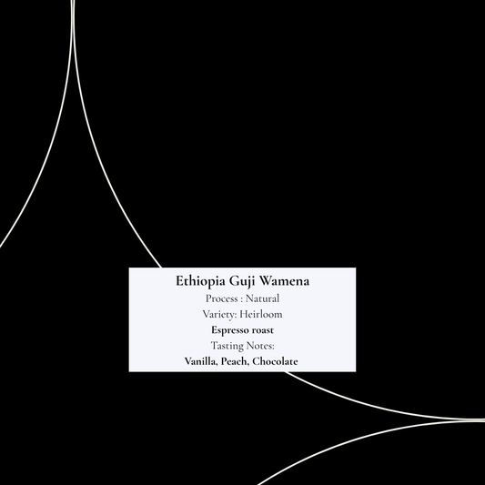 Ethiopia Guji Wamena tasting card